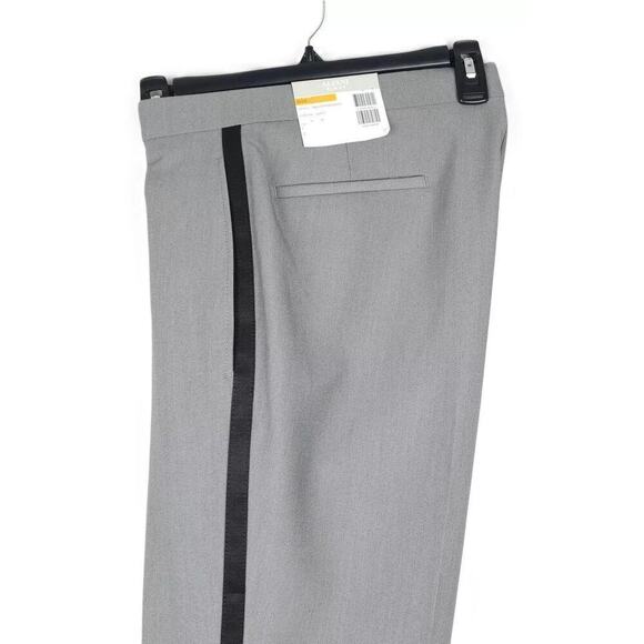 Alfani Men's Slim-Fit Stretch Tuxedo Pants Grey/Black 29x30 NWT - Picture 1 of 6